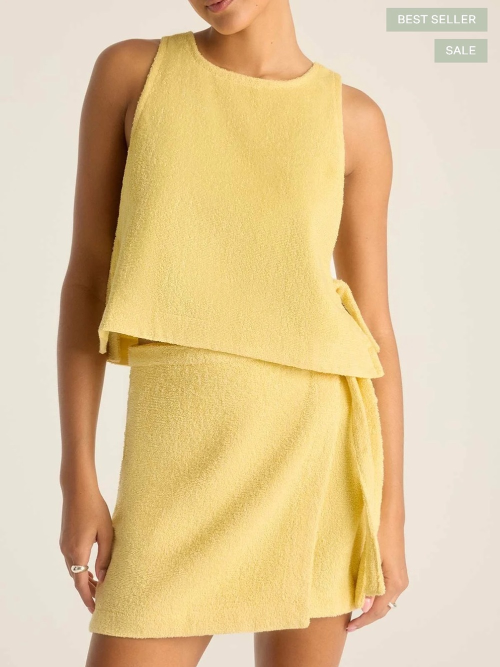 Vitamin A Yellow Terry CoverUp Set